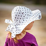 Detské čiapky - Detský klobúk grey dots - 12030792_