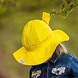 Detské čiapky - Detský klobúk yellow sun - 12030797_