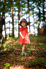 Detské oblečenie - Šaty red organic - 12030991_