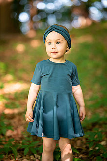 Detské oblečenie - Šaty blues organic - 12030976_