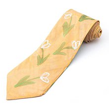 Pánske doplnky - Hedvábná kravata Sněženky - 12028977_