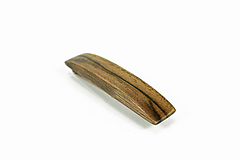 Drevená spona na kravatu (klip) - orechové drevo
