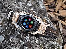 Náramky - Kožený remienok pre Samsung galaxy watch 42mm, 46mm - 12036607_