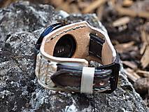 Náramky - Kožený remienok pre Samsung galaxy watch 42mm, 46mm - 12036608_