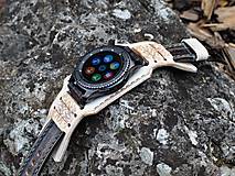 Náramky - Kožený remienok pre Samsung galaxy watch 42mm, 46mm - 12036610_