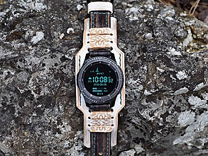 Náramky - Kožený remienok pre Samsung galaxy watch 42mm, 46mm - 12036603_