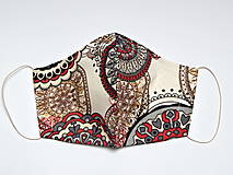 Rúška - Textilné rúško na tvár dvojvrstvové MANDALY ll - 12039443_