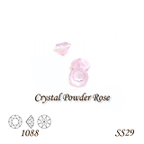 Korálky - SWAROVSKI® ELEMENTS 1088 Xirius Chaton - Crystal Powder Rose, SS29, bal.1ks - 12040760_