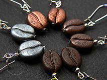 Náušnice - Coffee beans - 12041057_