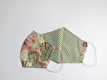 Dámske dvojvrstvové textilné rúško HUDBA