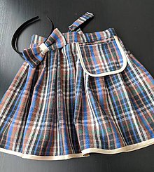Detské oblečenie - Detská suknička káro - 12047792_