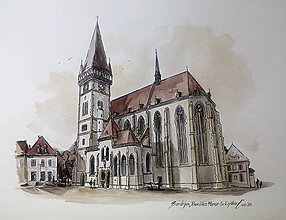 Obrazy - Bardejov-Bazilika Minor Sv. Egídia - 12048612_