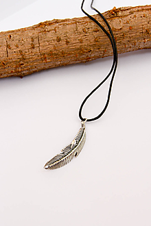 Náhrdelníky - Necklace... #2... Feather - 12050839_