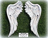Velké anjelské krídla "Vintage white" 