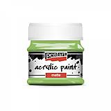 Akrylová farba, matná, 50 ml, Pentart (listová zelená)