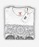 Topy, tričká, tielka - Dámske tričko Tri obdobia kvetu - 12052914_