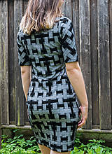 Šaty - Šedá elegancia - mini šaty - 12055107_