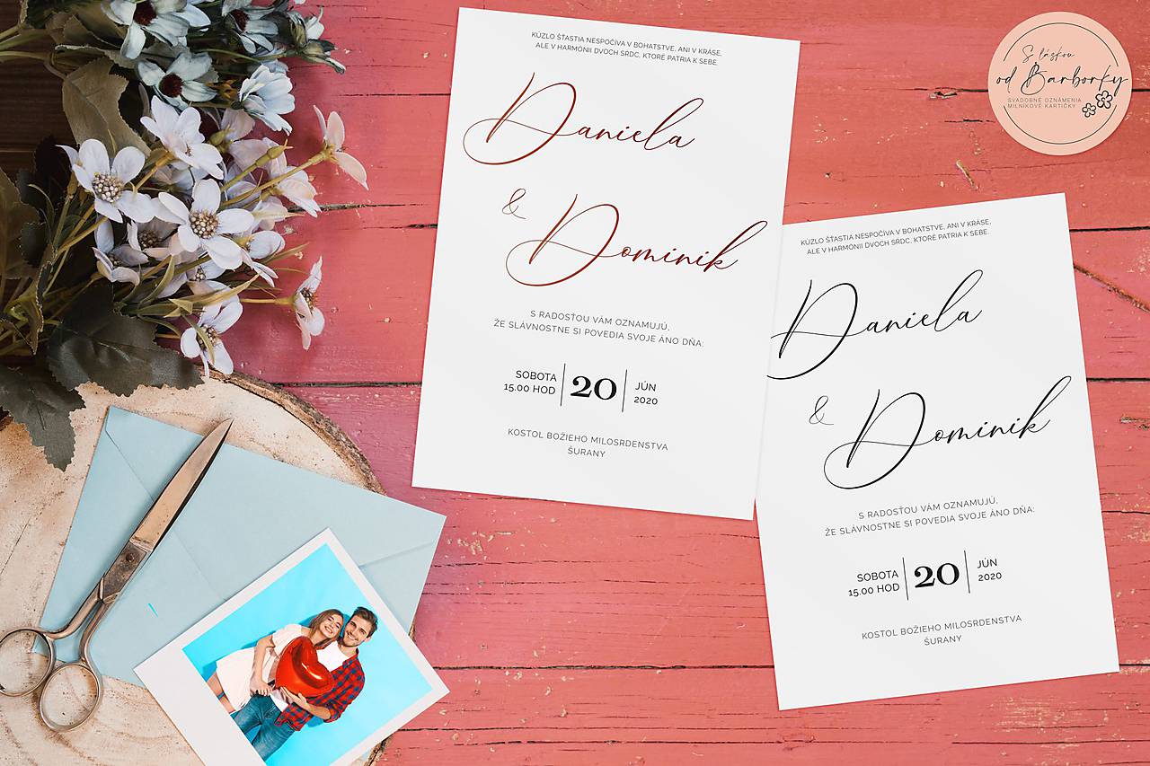 Svadobné oznámenie #C03 (Označenia stolov (do Ačka))