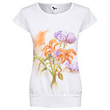 Topy, tričká, tielka - Tričko malované Polní lilie - 12063280_
