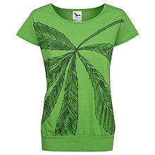 Topy, tričká, tielka - Tričko malované Zelená je tráva - 12063282_