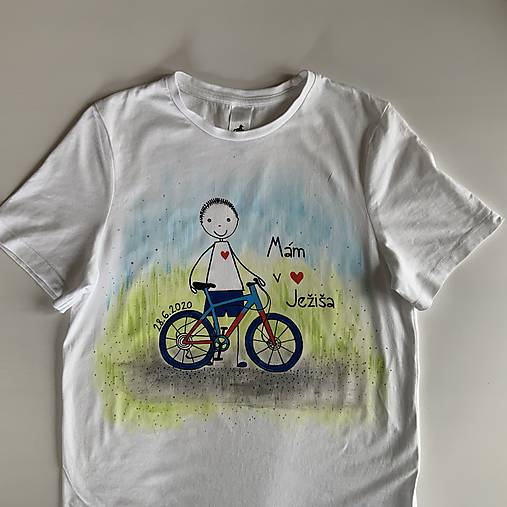 Maľované tričko na pamiatku prvého svätého prijímania (pre chlapca)