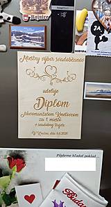 Dekorácie - Diplom pre novomanželov - 12065295_
