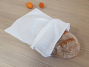 Iné tašky - Vrecko na potraviny (Vrecko na chlebík 100% bavlna) - 12069967_