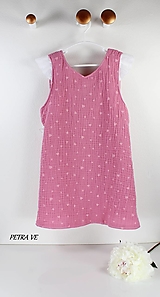 Detské oblečenie - Mušelínové šaty detské - 12068345_
