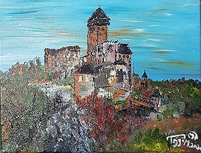 Obrazy - Trenčiansky hrad - 12072263_