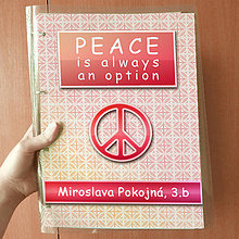 Papiernictvo - Peace is always an option (zakladač) (abstraktný) - 12073924_