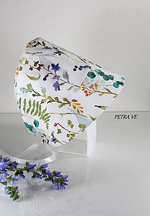 Detské čiapky - Lúčne kvety - detský bavlnený čepček - 12081326_