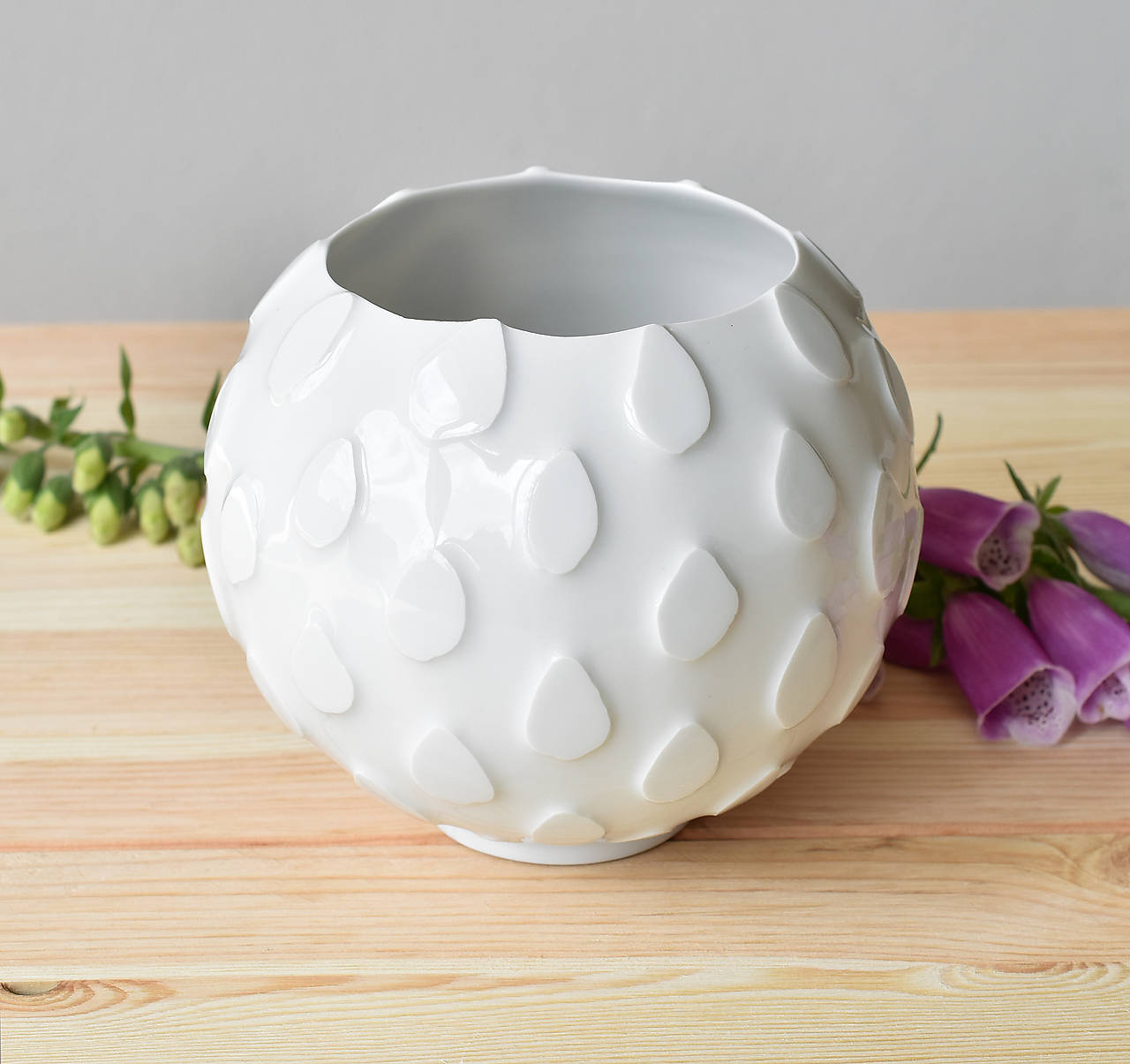 (Pro)svítání porcelánový svícen, váza