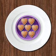 Dekorácie - Bonboniéra - potlač na koláč (len grafika) (bonbony v tvare srdiečka posypané) - 12085949_