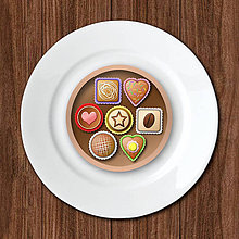 Dekorácie - Bonboniéra - potlač na koláč (len grafika) (všehochuť bonbony) - 12085970_