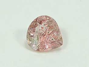 Minerály - Strawberry quartz (1,9 ct 9,2 x 8,7 mm) - 12091145_