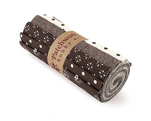 Textil - Bavlnené látky - rolka Brown - 12088746_