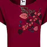 Topy, tričká, tielka - Tričko/šaty malované Zahradní směs - 12093611_