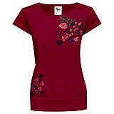 Topy, tričká, tielka - Tričko/šaty malované Zahradní směs - 12093612_
