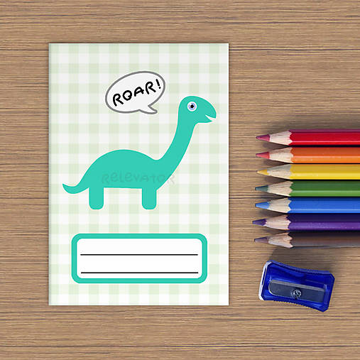 Papiernictvo - Dinosaurus slovníček (brachiosaurus) - 12091925_