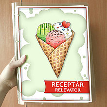 Papiernictvo - Zmrzlinový receptár - 12098290_