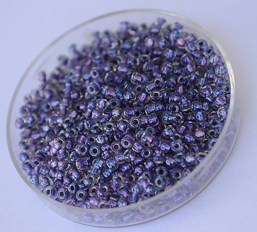  - Toho Inside-Color Rainbow Crystal/Metallic Purple Lined 11/o, 25+5g - 12101392_