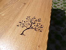 Nábytok - Masívny stôl v rustikálnom štýle - dub, javor - 12101016_