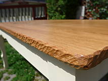 Nábytok - Masívny stôl v rustikálnom štýle - dub, javor - 12101017_