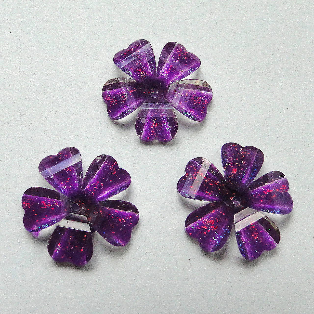 Našívací kvet 12mm-1ks (fialová)