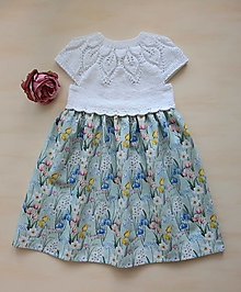 Detské oblečenie - Šaty tulipánové-POŠTOVNÉ ZDARMA - 12104372_