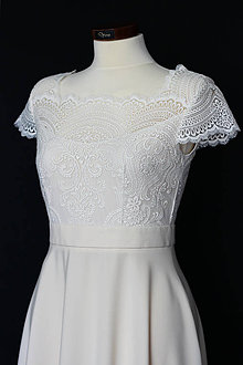 Šaty - Svadobné šaty s polkruhovou sukňou rôzne farby - 12103363_