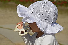 Detské čiapky - Detský klobúčik madeira kvety - 12105326_