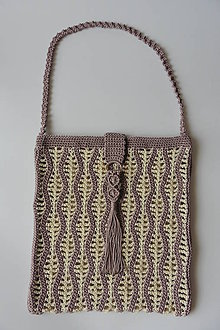 Kabelky - Handmade letná háčkovaná kabelka - 12103581_