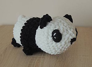 Hračky - Háčkovaná baby panda - 12105026_