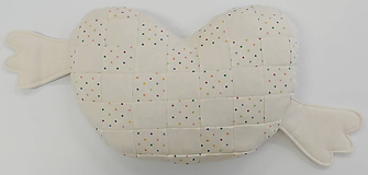 Detský textil - Vankúšik pre bábätko patchwork biobavlna - 12111870_